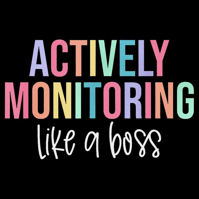 Actively Monitoring Like A Boss State Testing Teacher Flat Bill Trucker Hat