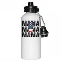 American Mama Lightning Bolt Mom Patriotic 4th Of July Aluminum Water Bottle