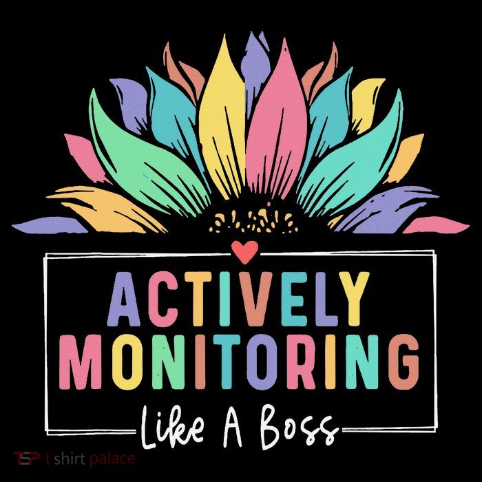 Actively Monitoring Like A Boss Teacher Testing Day Drawstring Bag
