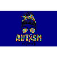 Autism Mom Life Messy Bun Sunglasses Bandana Mother's Day Gift Bumper Sticker