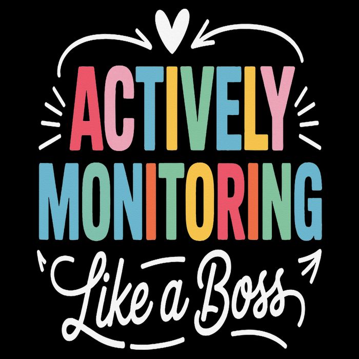 Actively Monitoring Like A Boss Test Day Testing Teacher Drawstring Bag