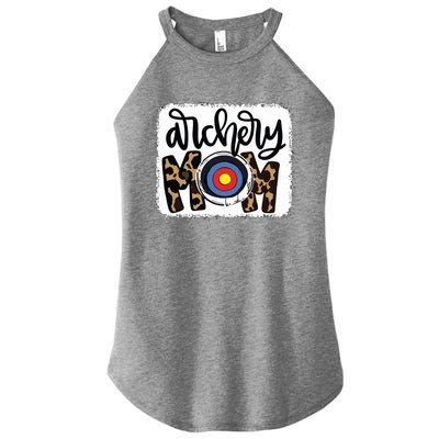 Archery Mom Leopard Shirts Archery Mama Women’s Perfect Tri Rocker Tank