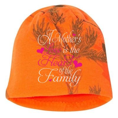 A Mother's Love Is The Heart Of The Family Happy Mom Day Gift Kati - Camo Knit Beanie