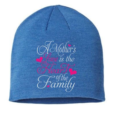 A Mother's Love Is The Heart Of The Family Happy Mom Day Gift Sustainable Beanie