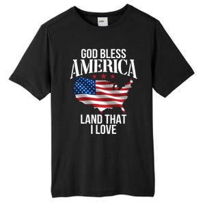 American Map Land That I Love Patrioticic Memorial Day 4th O Gift Tall Fusion ChromaSoft Performance T-Shirt