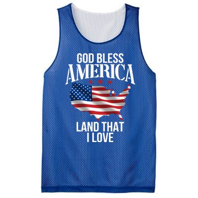 American Map Land That I Love Patrioticic Memorial Day 4th O Gift Mesh Reversible Basketball Jersey Tank