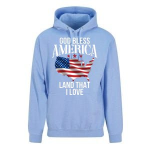 American Map Land That I Love Patrioticic Memorial Day 4th O Gift Unisex Surf Hoodie