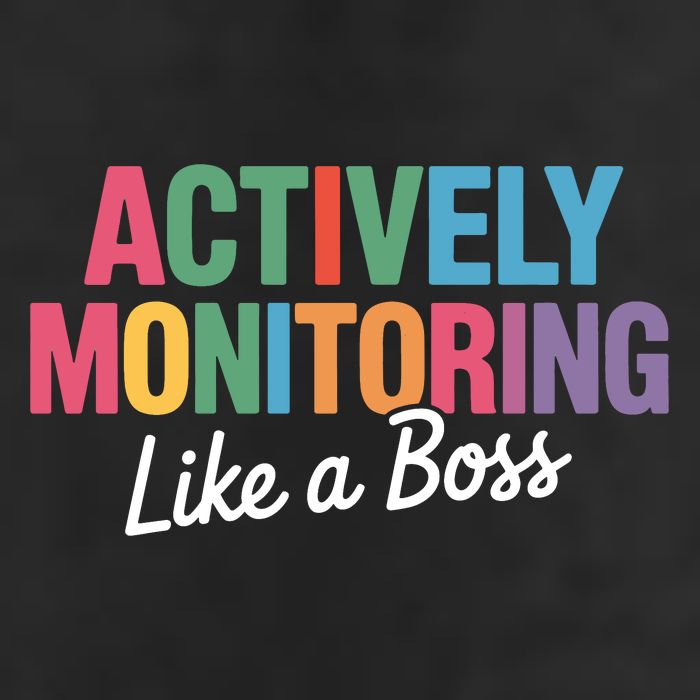 Actively Monitoring Like A Boss State Testing Cool Comfort Performance Bucket Hat