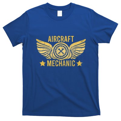 Aircraft Mechanic Logo Badge Aviation Gift T-Shirt