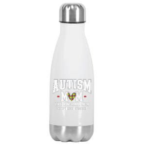 Autism Mom Like A Normal Mom Stainless Steel Insulated Water Bottle