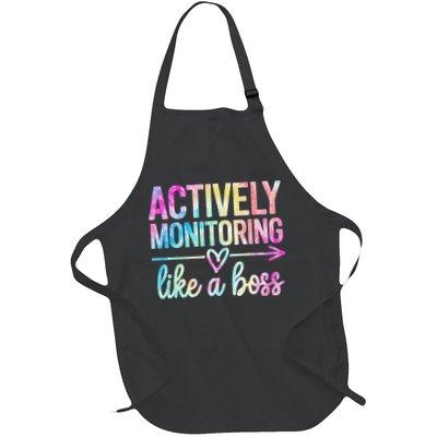 Actively Monitoring Like A Boss State Testing Day Teacher Apron