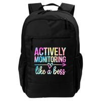 Actively Monitoring Like A Boss State Testing Day Teacher Backpack