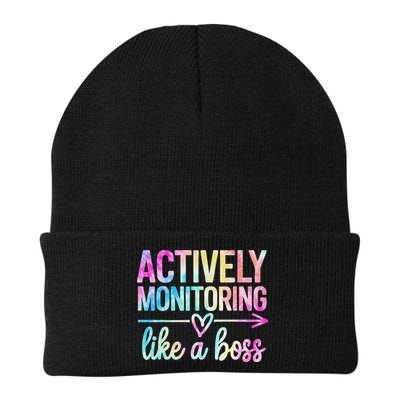 Actively Monitoring Like A Boss State Testing Day Teacher Beanie