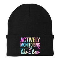 Actively Monitoring Like A Boss State Testing Day Teacher Beanie