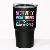 Actively Monitoring Like A Boss State Testing Day Teacher Tumbler