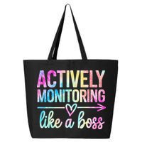 Actively Monitoring Like A Boss State Testing Day Teacher 25L Jumbo Tote
