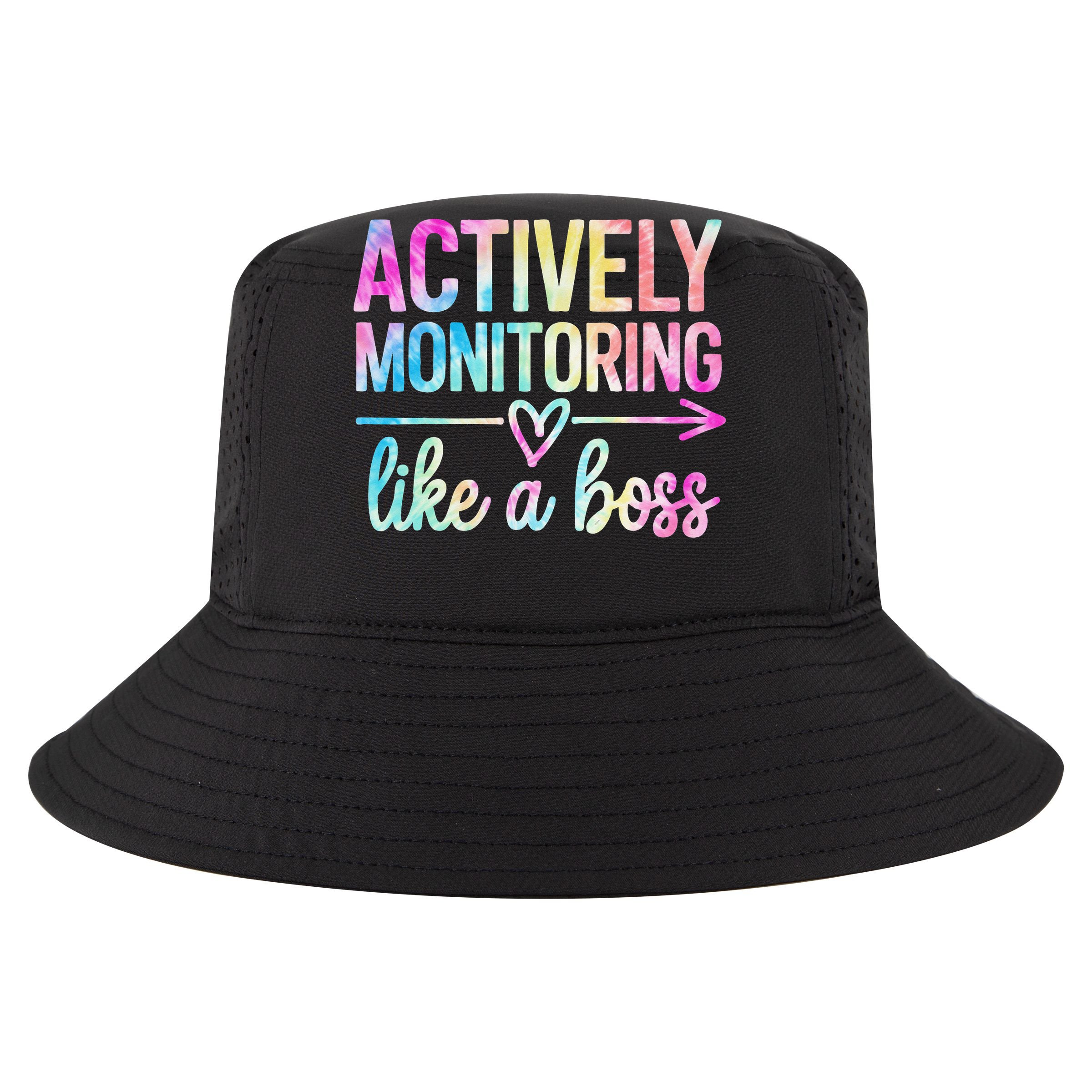 Actively Monitoring Like A Boss State Testing Day Teacher Cropped Pullover Crew