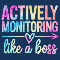 Actively Monitoring Like A Boss State Testing Day Teacher Infant Baby Jersey Bodysuit