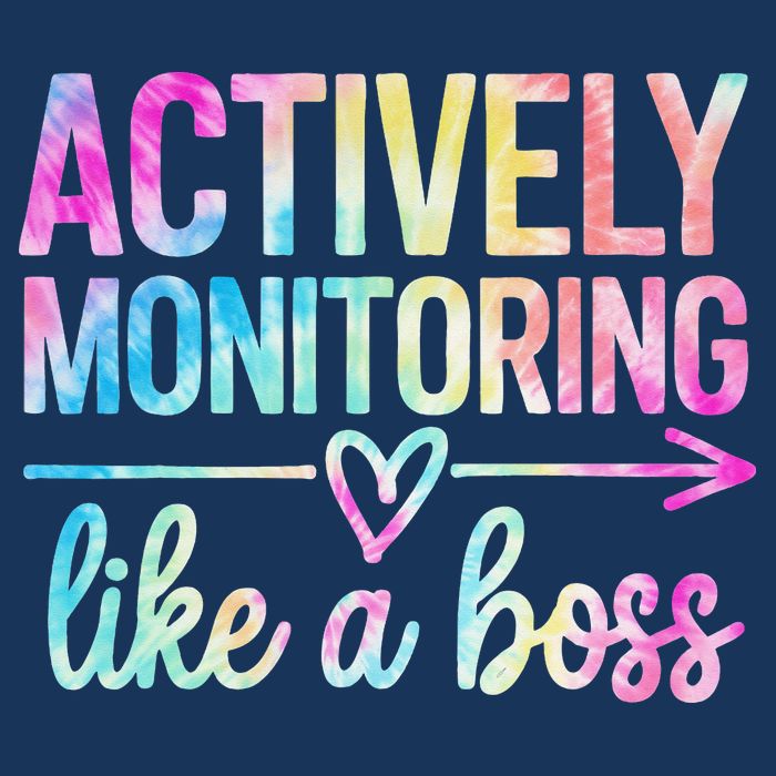 Actively Monitoring Like A Boss State Testing Day Teacher Infant Baby Jersey Bodysuit