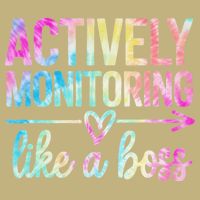 Actively Monitoring Like A Boss State Testing Day Teacher Cooling Performance Crew T-Shirt