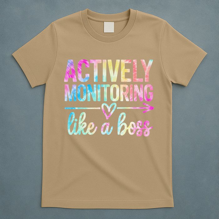 Actively Monitoring Like A Boss State Testing Day Teacher T-Shirt