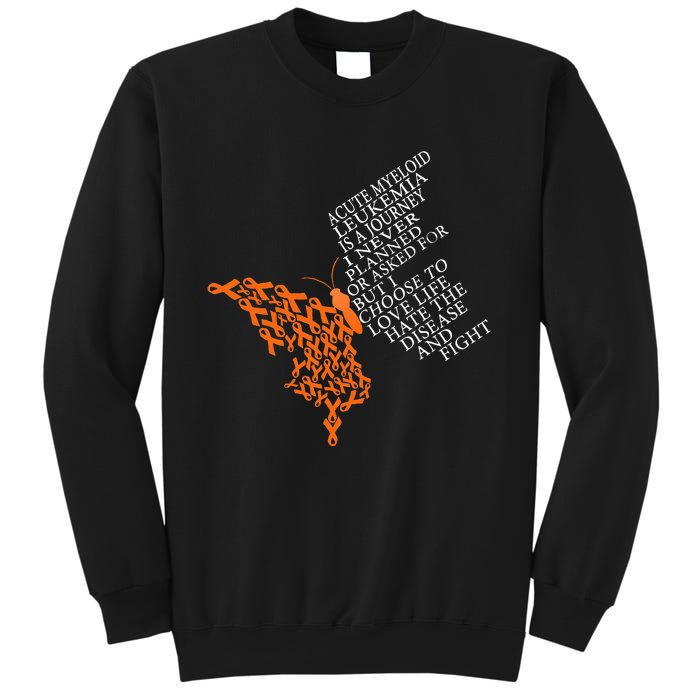 Acute Myeloid Leukemia Warrior Sweatshirt