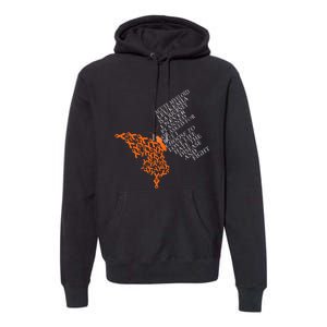 Acute Myeloid Leukemia Warrior Premium Hoodie