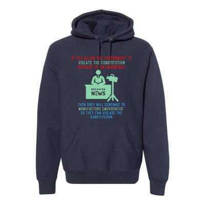 Anti Mandate Medical Freedom Anti Biden Premium Hoodie