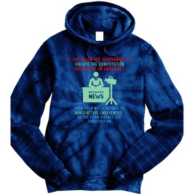 Anti Mandate Medical Freedom Anti Biden Tie Dye Hoodie