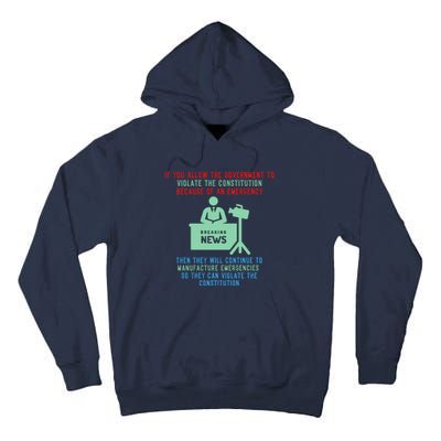 Anti Mandate Medical Freedom Anti Biden Tall Hoodie