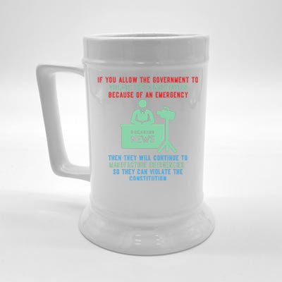 Anti Mandate Medical Freedom Anti Biden Beer Stein