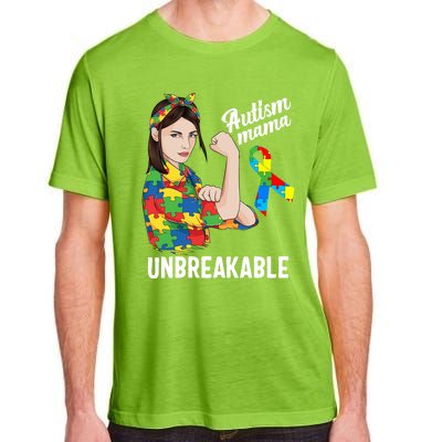 Autism Mama Mom Unbreakable Cute Autism Awareness Gift Cute Gift Adult ChromaSoft Performance T-Shirt