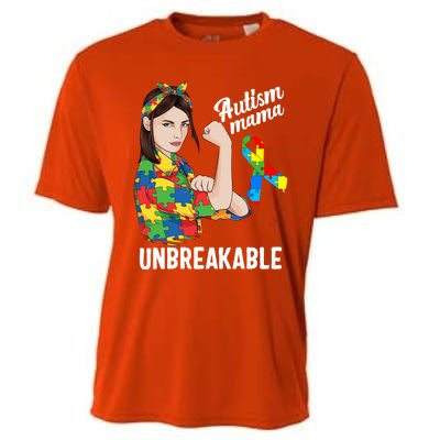 Autism Mama Mom Unbreakable Cute Autism Awareness Gift Cute Gift Cooling Performance Crew T-Shirt