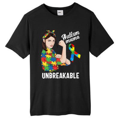 Autism Mama Mom Unbreakable Cute Autism Awareness Gift Cute Gift Tall Fusion ChromaSoft Performance T-Shirt