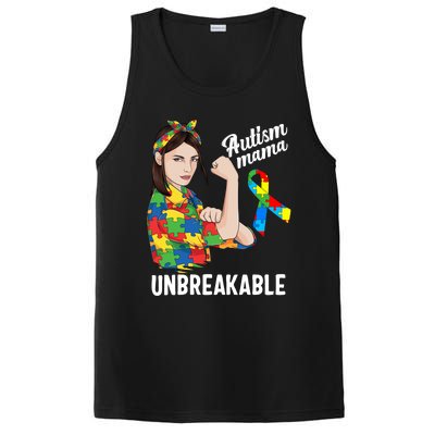 Autism Mama Mom Unbreakable Cute Autism Awareness Gift Cute Gift PosiCharge Competitor Tank