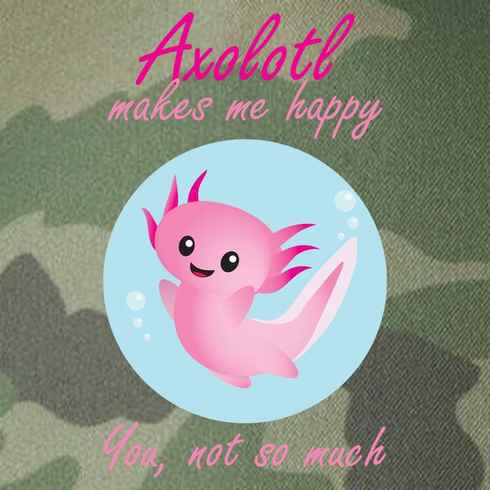 Axolotl Makes Me Happy You, Not So Much Legacy Tie Dye Trucker Hat