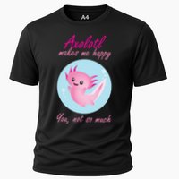 Axolotl Makes Me Happy You, Not So Much Performance Shirt