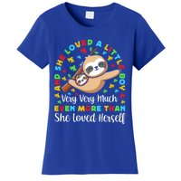 Autism Mom Mother Awareness Sloth Autistic Mom Autism Gift Women's T-Shirt