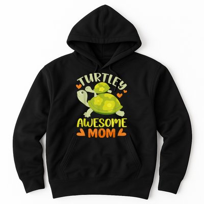 Awesome Mom Mothers Day Turtles Best Mama Mommy Son Matching Hoodie