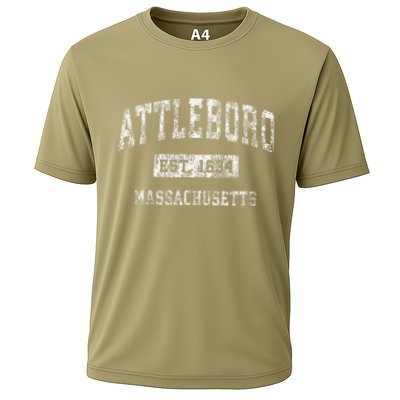 Attleboro Massachusetts Ma Vintage Established Performance Shirt