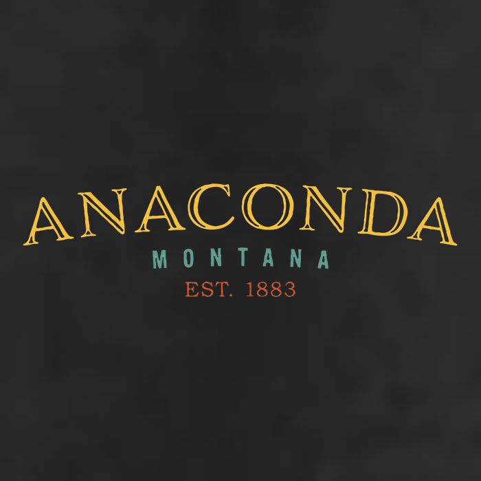 Anaconda Montana Mt Hometown 7 Panel Mesh Trucker Snapback Hat