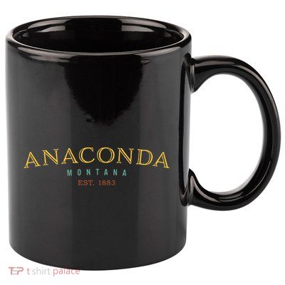 Anaconda Montana Mt Hometown 11oz C Handle Ceramic Mug