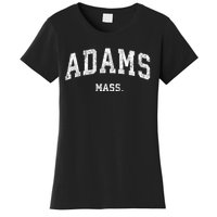 Adams Massachusetts Ma Vintage Varsity Sports Women's T-Shirt