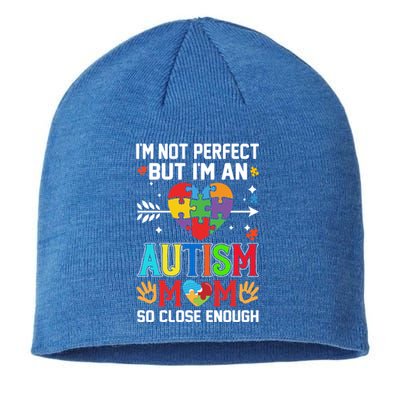 Austim Mom Mothers Day Loving Mama Proud Mommy Asd Funny Gift Sustainable Beanie