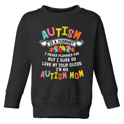 Autism Mom Matching Family Autism Awareness Gifts Toddler Sweatshirt