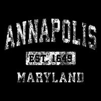 Annapolis Maryland Md Vintage Established Sports Design Womens Tank Top