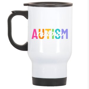 Autism Mama Mom Autism Awareness Mama Autistic Mom Asd Cute Cute Gift Stainless Steel Travel Mug