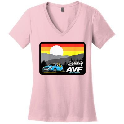 Avf Mk5 Meet 2024 Women's V-Neck T-Shirt