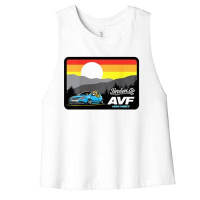 Avf Mk5 Meet 2024 Women's Racerback Cropped Tank