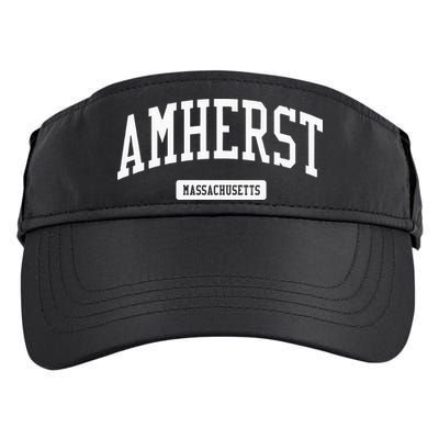 Amherst Massachusetts MA College University Sports Adult Drive Performance Visor